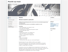 Tablet Screenshot of muziekopmaat.info